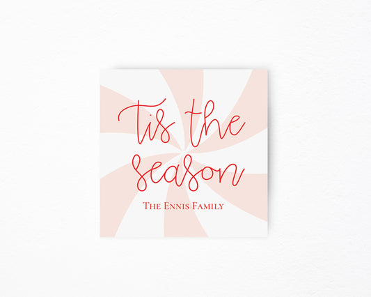 Tis the Season Square Tag