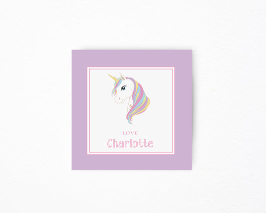Unicorn Square Tag